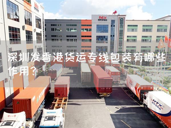 深圳发香港货运专线包装有哪些作用？(图1)