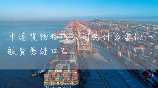 中港货物物流公司为什么要做一般贸易进口？(图1)